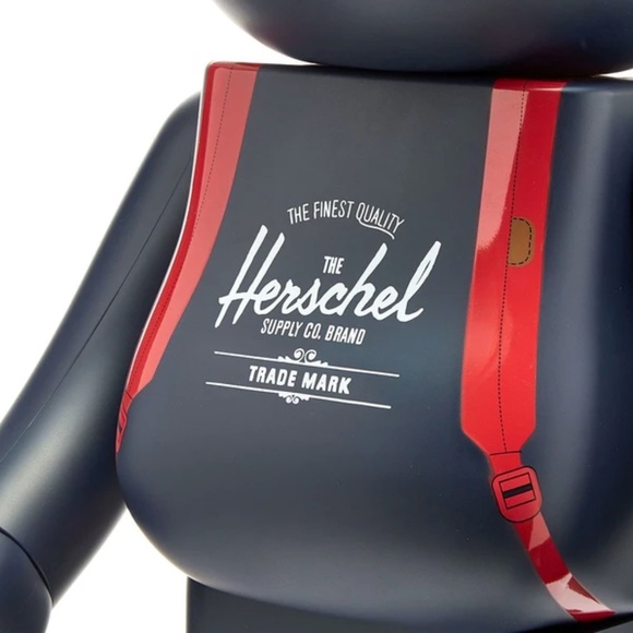 Medicom x Herschel BEARBRICK 1000% - Picture 10 of 10